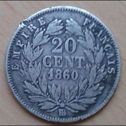 1860 BB - 20 centimes