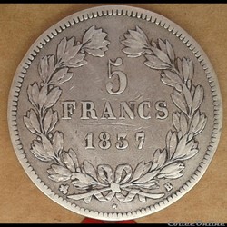 1837 - 5 francs