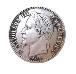 1867 A - 50 centimes