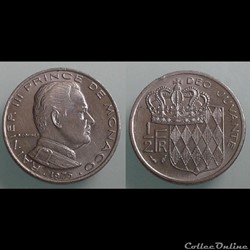 Monaco - 1/2 francs 1975