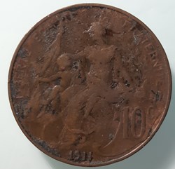 1911 - 10 centimes