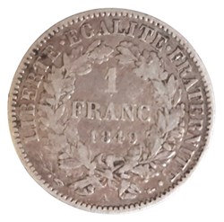 1849 A - 1 franc