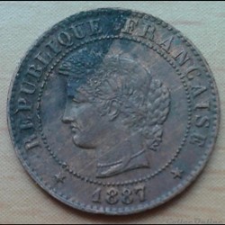 1887 A - 1 centime
