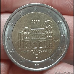 Allemagne - 2017 - D - 2 euros la Porta Nigra