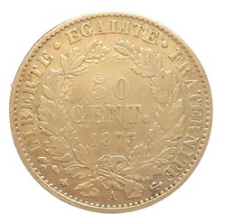 1873 A - 50 centimes