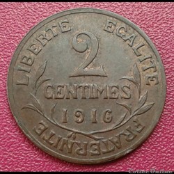 1916 - 2 centimes