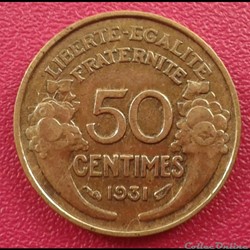 1931 - 50 centimes