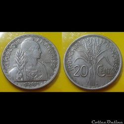 Indochine - 20 centimes 1941