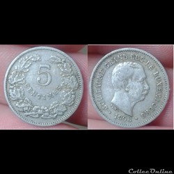 Luxembourg - 5 centimes 1908