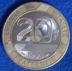 1993 - 20 francs