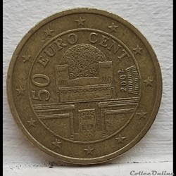 Autriche - 2002 - 50 cents