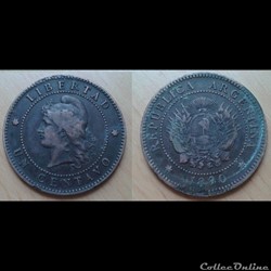 Argentine - 1 centavo 1890