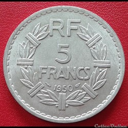 1950 - 5 francs - ALU
