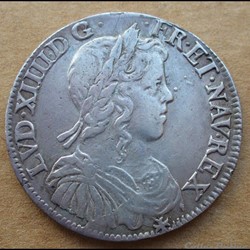 1649 - Demi écu a la mèche longue