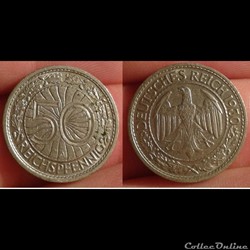 Allemagne - 50 pfennig 1930 A