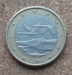 Finlande - 1 euro 1999 - surplus métal