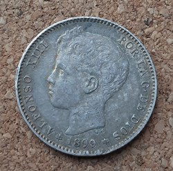 Espagne - 1 peseta 1899