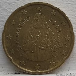 Saint Marin - 2003 - 20 cents