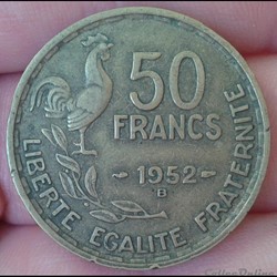 1952 B - 50 francs