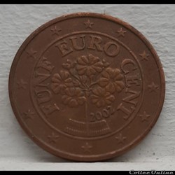 Autriche - 2002 - 5 cents