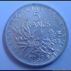1963 - 5 Francs