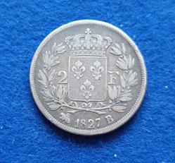 1827 - 2 francs
