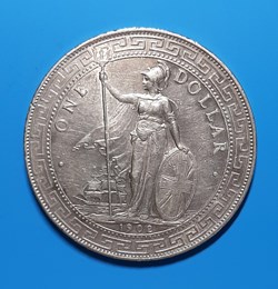 Grande Bretagne - 1 trade dollar 1902