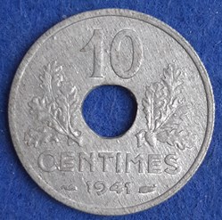 1941 - 10 centimes