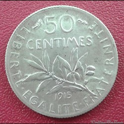 1915 - 50 centimes