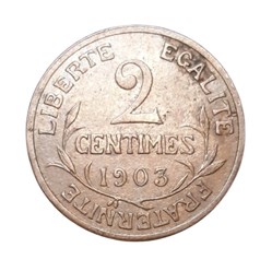 1903 - 2 centimes
