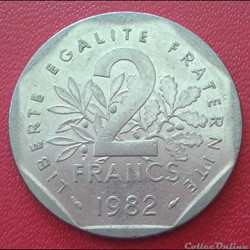 1982 - 2 francs