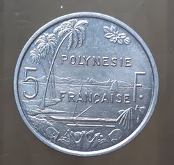 Polynésie française – 5 francs 1994