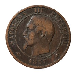 1857 A - 10 centimes