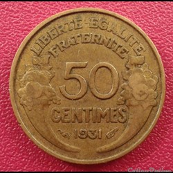 1931 - 50 centimes