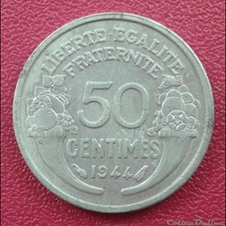 1944 - 50 centimes