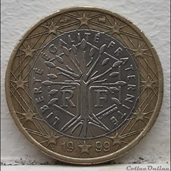 France - 1999 - 1 euro