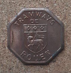 Jeton – Tramways de Rouen