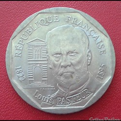 1995 - 2 francs - Pasteur