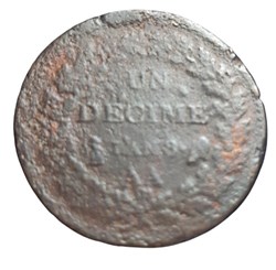 (1799 - 1800) - UN DECIME L'AN 8 AA