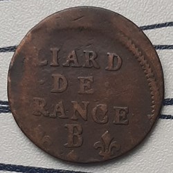 Liard de France - fauté