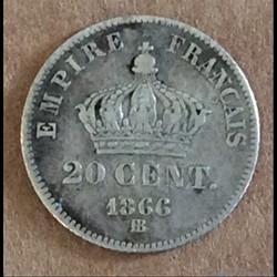 1866 BB - 20 centimes