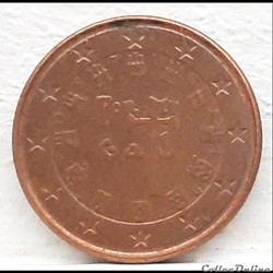 Portugal - 2004 - 1 cent