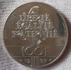 1987 - 100 francs - Piéfort