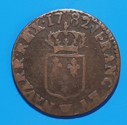 1782 W - Liard à l'écu