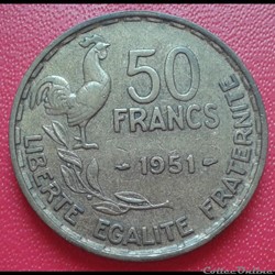 1951 - 50 francs