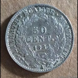 1882 A - 50 centimes