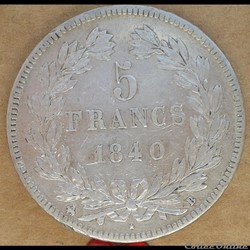 1840 - 5 francs