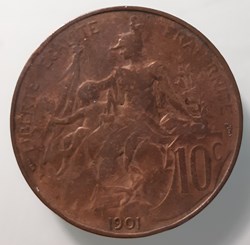 1901 - 10 centimes