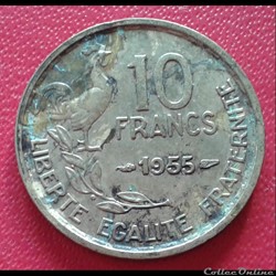 10 francs 1955