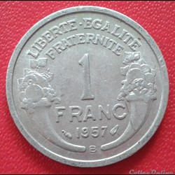 1957 B - 1 franc